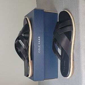 Cole Haan Florens Slide Sandals Black Size US 9M